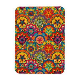 Magnet Flexible Funky Retro couleur Motif Mandala