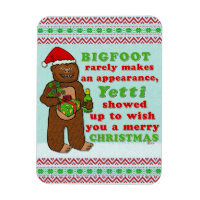 Funny Bigfoot Joyeux jeu de Noël Sasquatch Pun