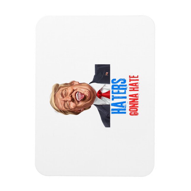 Magnet Flexible Funny Haters va détester des citations drôles en d (Vertical)