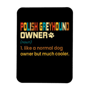 Magnet Flexible Funny Polish Greyhound Vintage