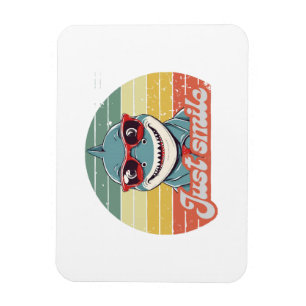 Magnet Flexible Funny requin invitation vous sourire