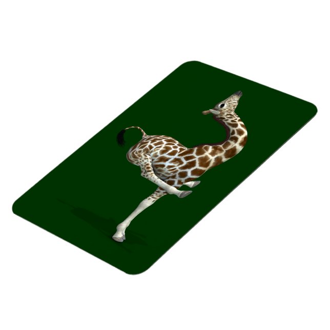 Magnet Flexible Funny Sporty Giraffe (Côté Gauche)