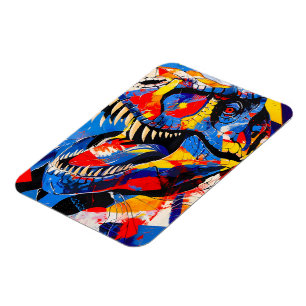 Magnet Flexible Fusion de T-rex Dinosaur sauvage