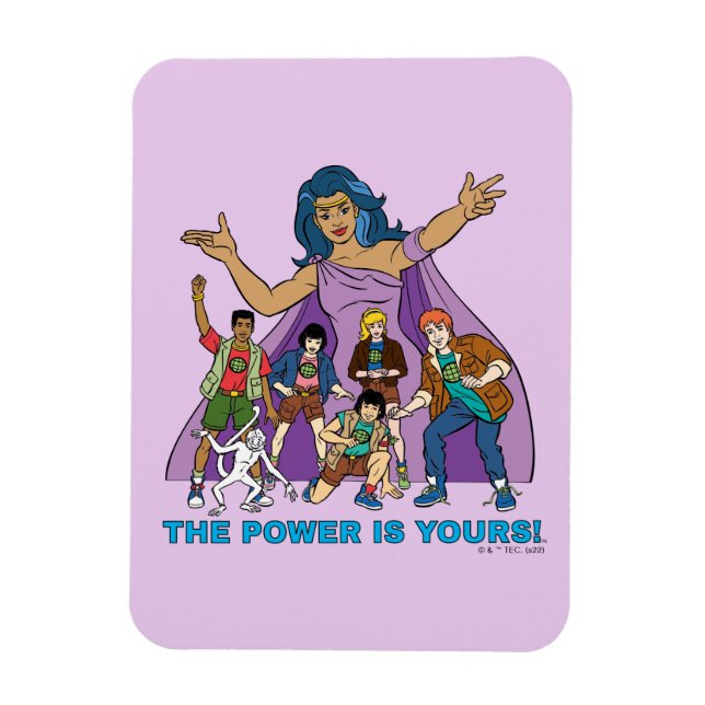 Magnet Flexible Gaia et les planétères Graphique (Vertical)