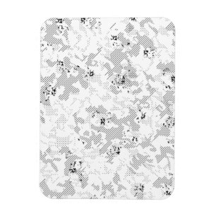 Magnet Flexible Gainsboro, Porcelaine, White Smoke dot Design