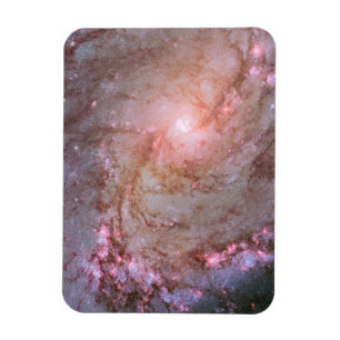 Magnet Flexible Galaxie Spirale M83, Ablaze Avec Formation Star.