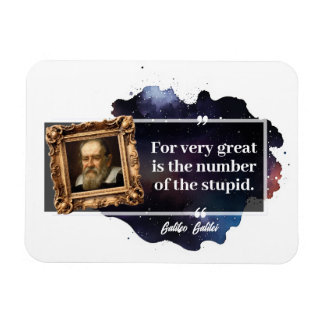 Magnet Flexible Galileo Galilei Grand nombre de la stupide