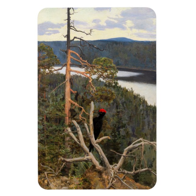 Magnet Flexible Gallen-Kallela - Grand pic noir 1894 (Vertical)