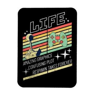 Magnet Flexible Game of Life Funny Retro Gamer