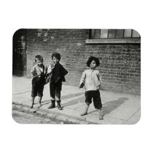 Magnet Flexible Gamins des rues dans Lambeth (photo de b/w)
