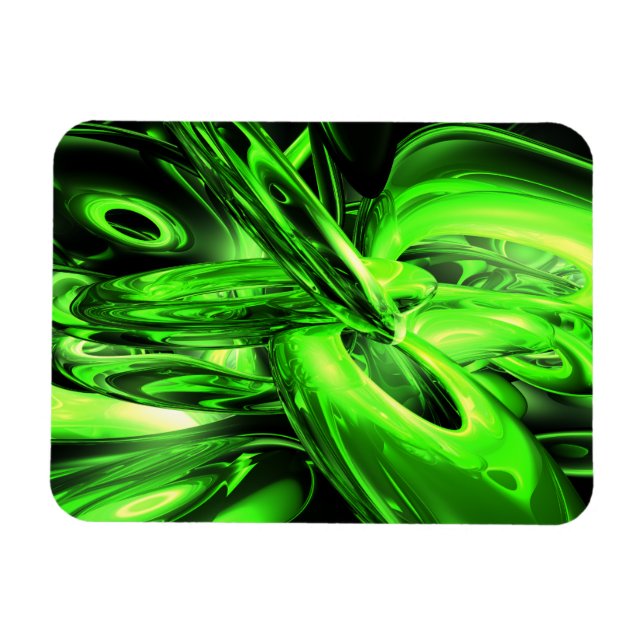 Magnet Flexible Gamma Rayonnement Abstrait grand aimant (Horizontal)