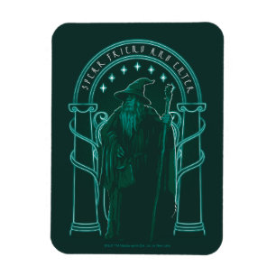 Magnet Flexible GANDALF™ "Parle Ami Et Entre" Portes de Durin