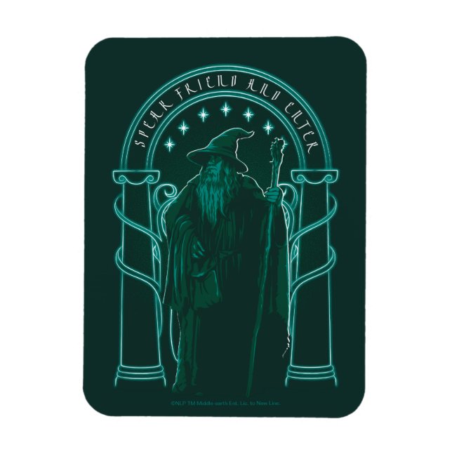 Magnet Flexible GANDALF™ "Speak Friend And Enter" Doors of Durin (Vertical)