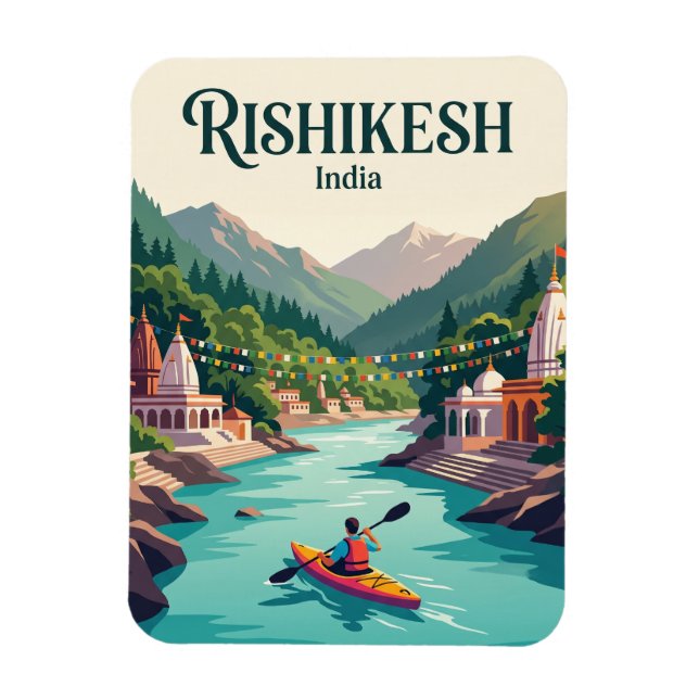 Magnet Flexible Gange Rishikesh Inde (Vertical)