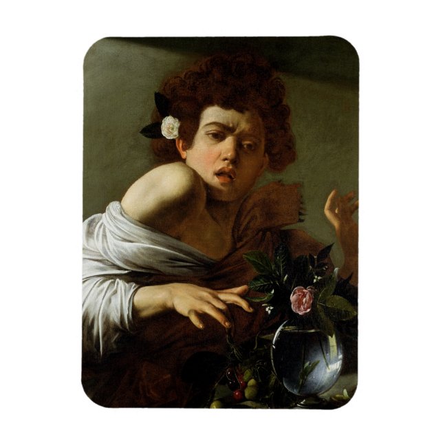 Magnet Flexible Garçon Bitten par a Lizard, c.1595-1600 (huile sur (Vertical)