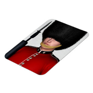 Magnet Flexible Garde royal britannique soldat Londres Art