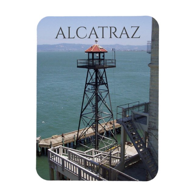 Magnet Flexible Garde Tower, Alcatraz Island Prison, Californie (Vertical)
