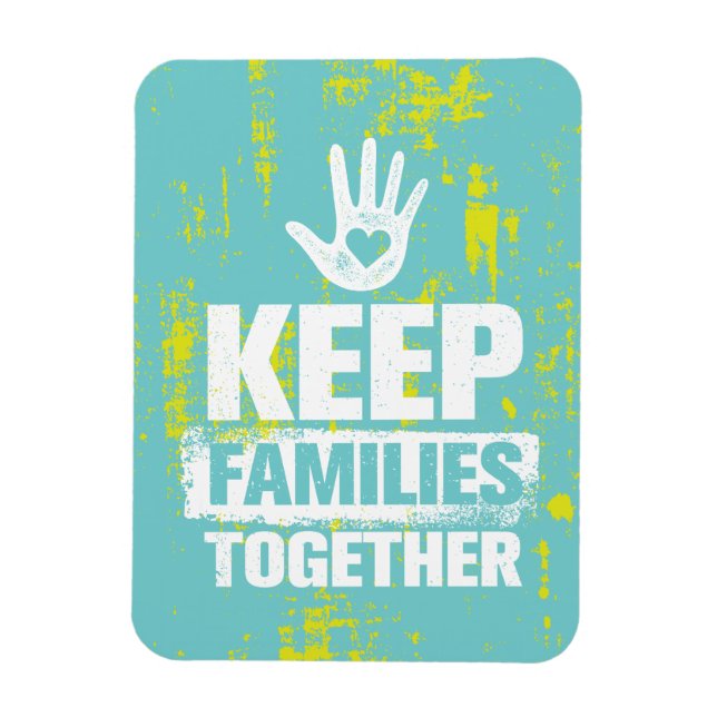 Magnet Flexible Garder les familles unies (Vertical)