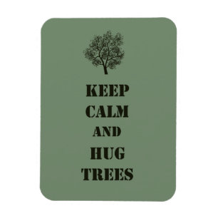 Magnet Flexible Gardez le calme des arbres