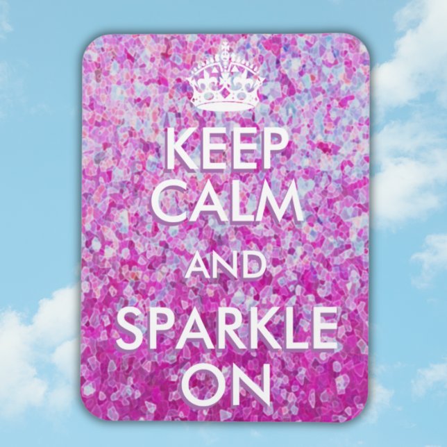 Magnet Flexible Gardez le calme et allumez le feu (Créateur téléchargé)