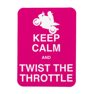 Magnet Flexible Gardez le calme et tordez la commande de puissance