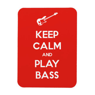 Magnet Flexible Gardez votre calme et jouez de la basse