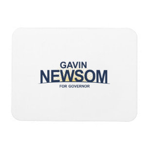 Magnet Flexible Gavin Newsom pour le gouverneur