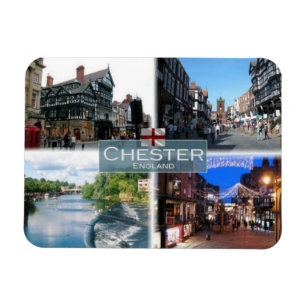 Magnet Flexible GB Royaume-Uni - Angleterre - Chester -