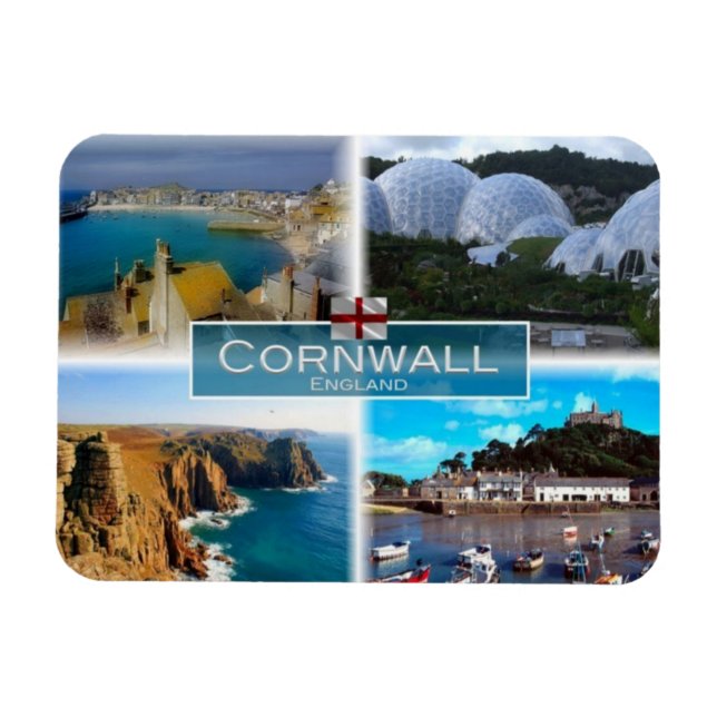 Magnet Flexible GB Royaume-Uni - Angleterre - Cornwall - (Horizontal)