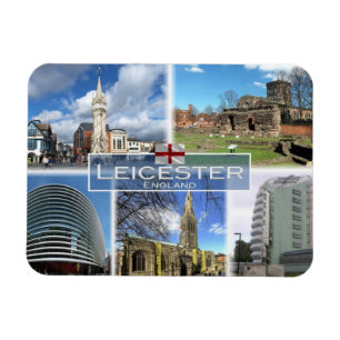 Magnet Flexible GB Royaume-Uni - Angleterre - Leicester