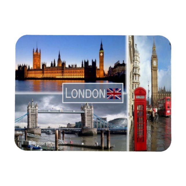 Magnet Flexible GB Royaume-Uni - Angleterre - Londres - (Horizontal)
