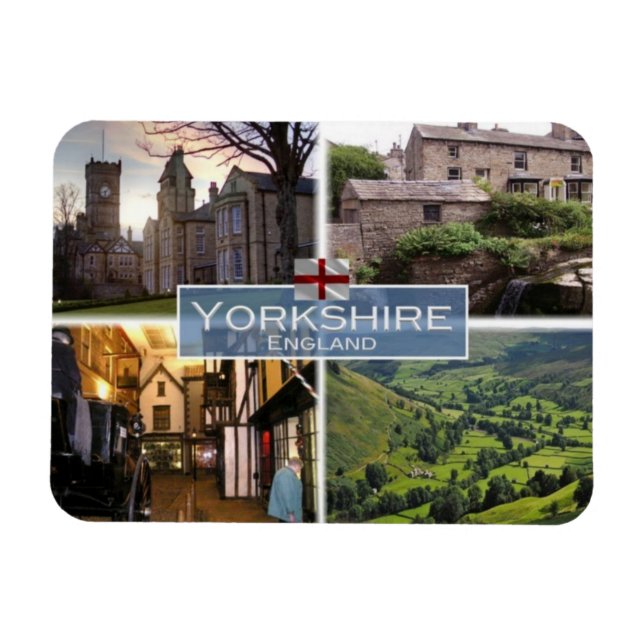 Magnet Flexible GB Royaume-Uni - Angleterre - Yorkshire (Horizontal)