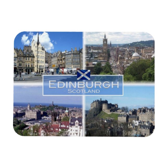 Magnet Flexible GB Royaume-Uni - Ecosse - Edimbourg - (Horizontal)
