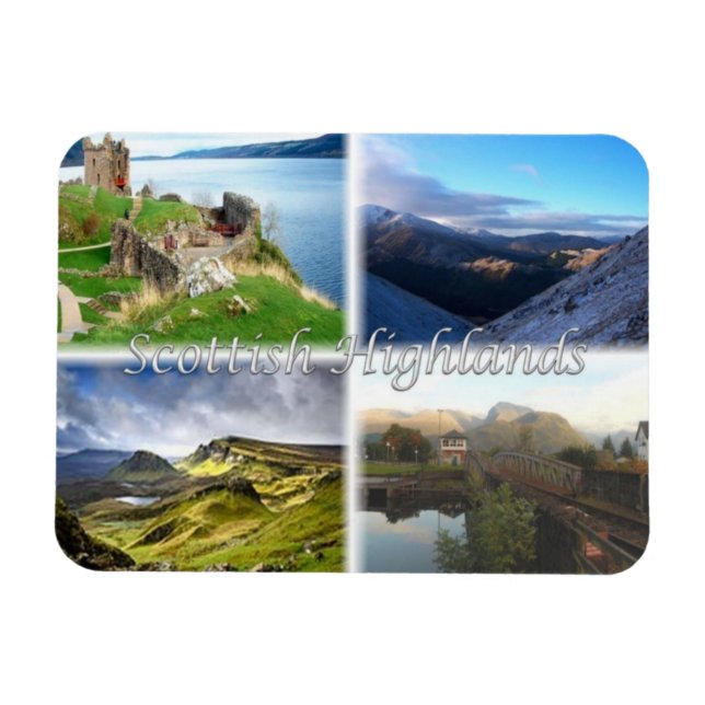 Magnet Flexible GB Royaume-Uni - Ecosse - Highlands écossais (Horizontal)