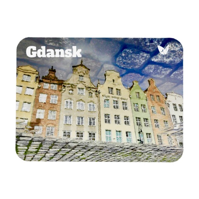 Magnet Flexible Gdansk, Pologne - aimant par Velvet Escape (Horizontal)