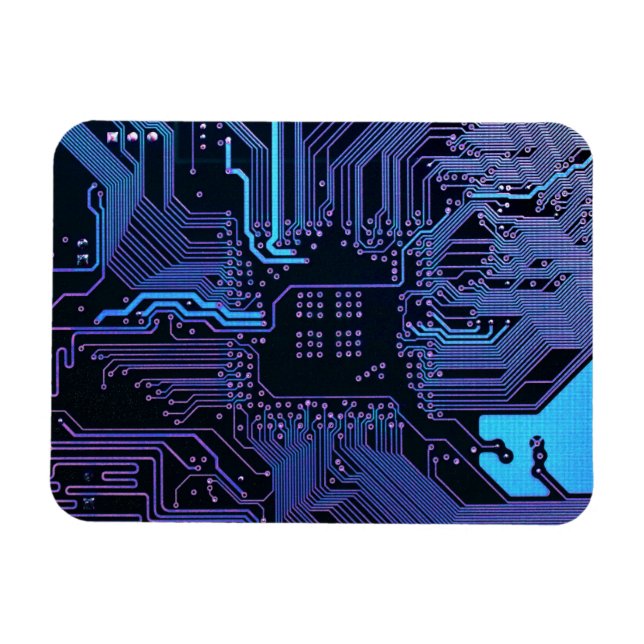 Magnet Flexible Geek Sortie carte de circuit électronique Nerd PCB (Horizontal)