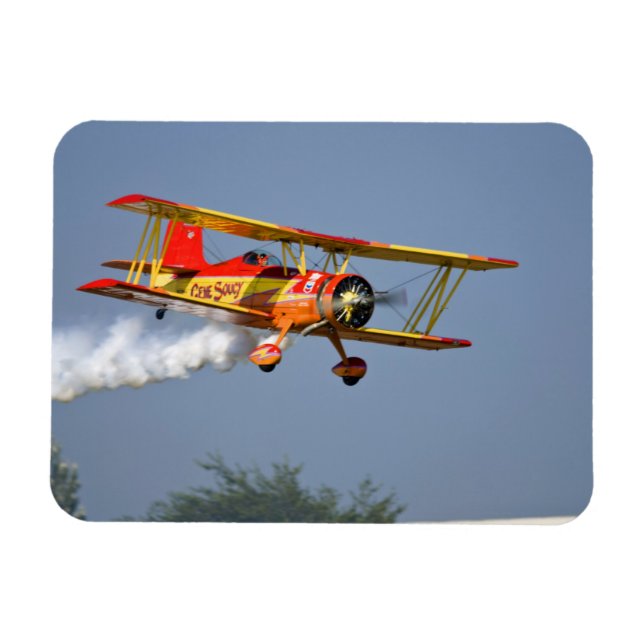 Magnet Flexible Gene Soucy effectuant des acrobaties en Grumman (Horizontal)