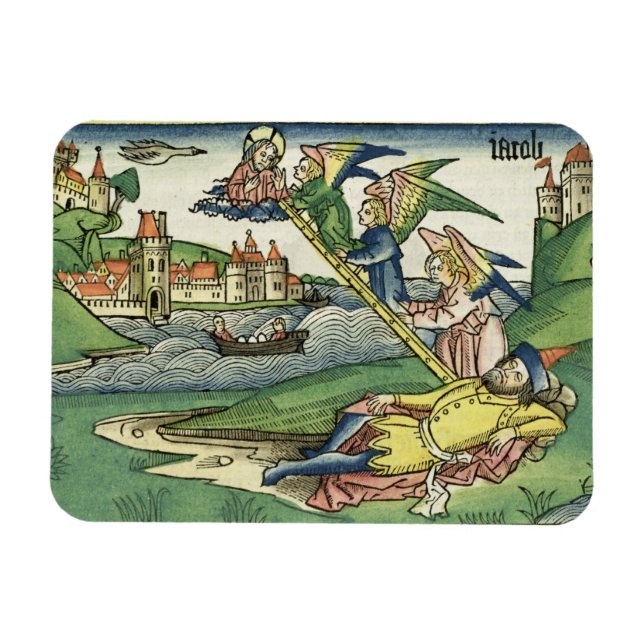 Magnet Flexible Genèse 28 10 L'échelle de Jacob, du 'Nuremberg' (Horizontal)
