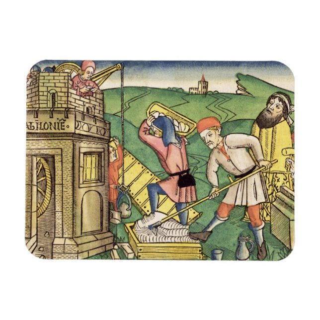 Magnet Flexible Genesis 11 1-9 Building La Tour de Babel (Horizontal)