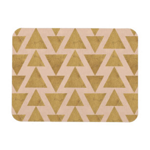 Magnet Flexible Geo Step extérieur   Motif géométrique or et corai
