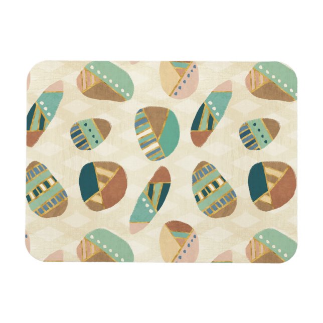 Magnet Flexible Geo Step extérieur | MOTIF TURQUOISE (Horizontal)