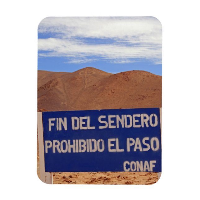 Magnet Flexible Géoglyphes d'Atacama, Chili (Vertical)