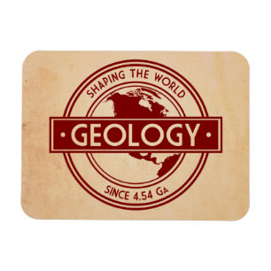 Magnet Flexible Géologie - Façonner le logo mondial (Amérique du N