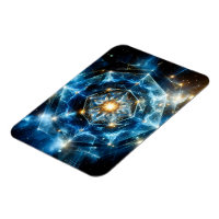 Géométrie cosmique mandala étoile univers abstrait