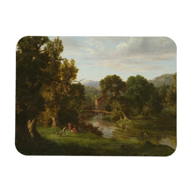 Magnet Flexible George Inness - L'Ancien Moulin (Horizontal)