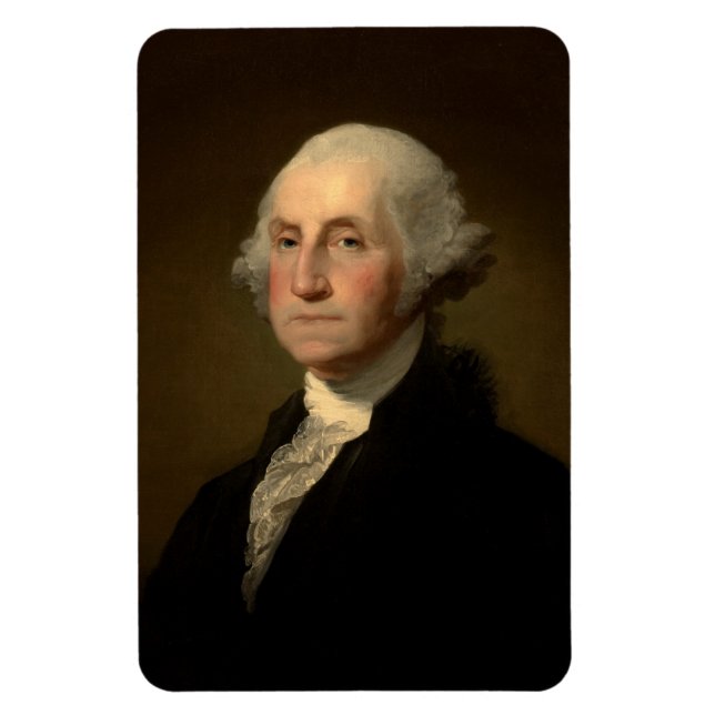 Magnet Flexible George Washington 1er président américain par Stua (Vertical)