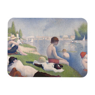 Magnet Flexible Georges Pierre Seurat Bathers at Asni � res 1884