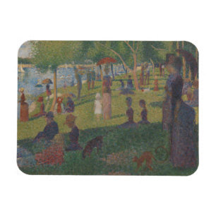 Magnet Flexible Georges Pierre Seurat Etudier pour un dimanche s