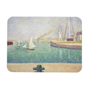 Magnet Flexible Georges Seurat - Entrée du Port de Honfleur