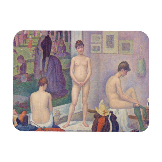 Magnet Flexible Georges Seurat - Les Poseuses (Horizontal)